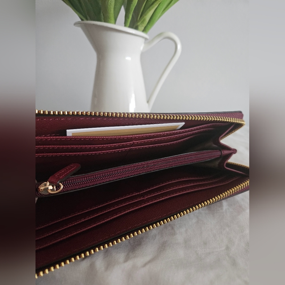 Michael Kors Burgundy Wallet - Picture 2 of 6